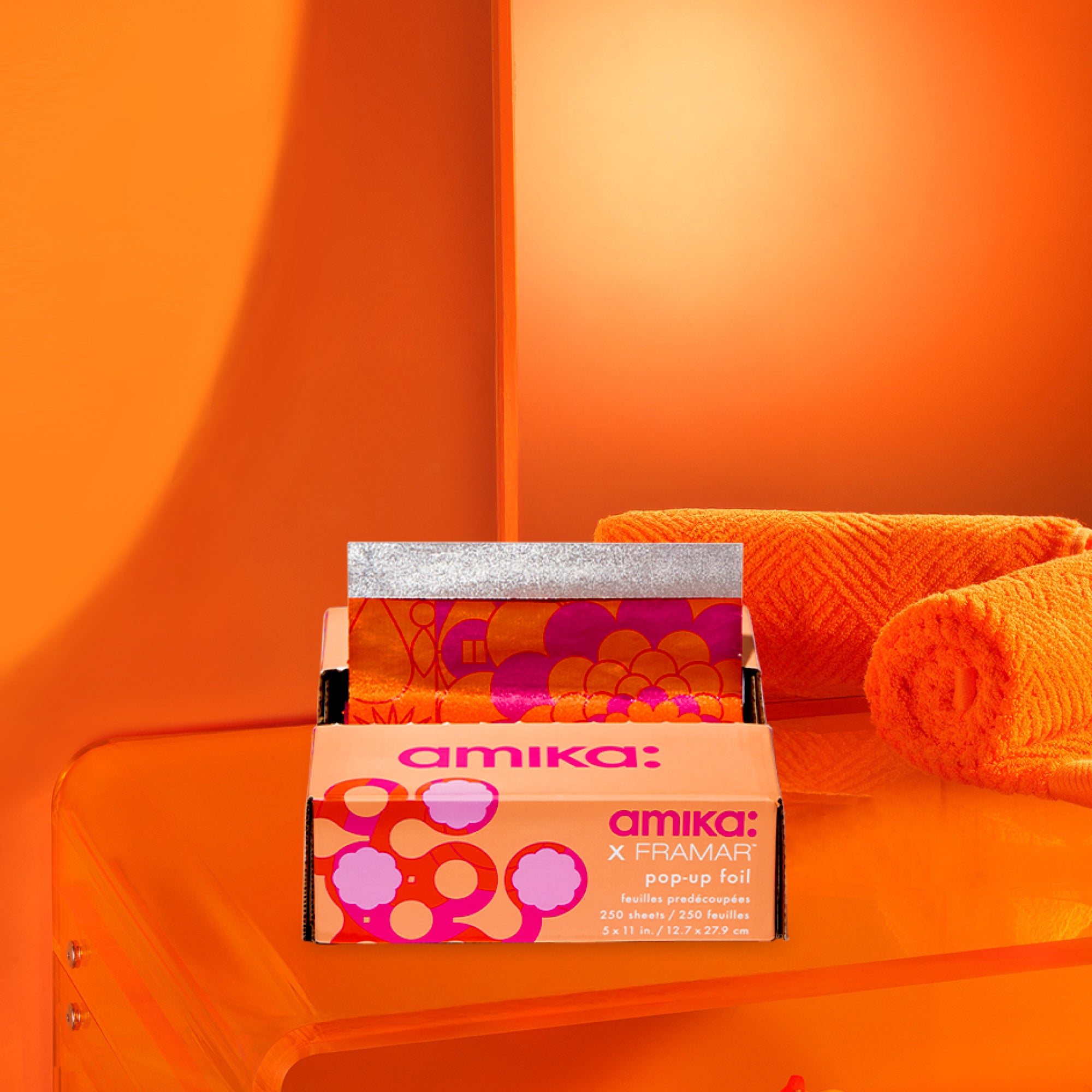 amika x FRAMAR | pop-up foils