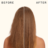 before and after using velveteen dream smoothing shampoo | amika
