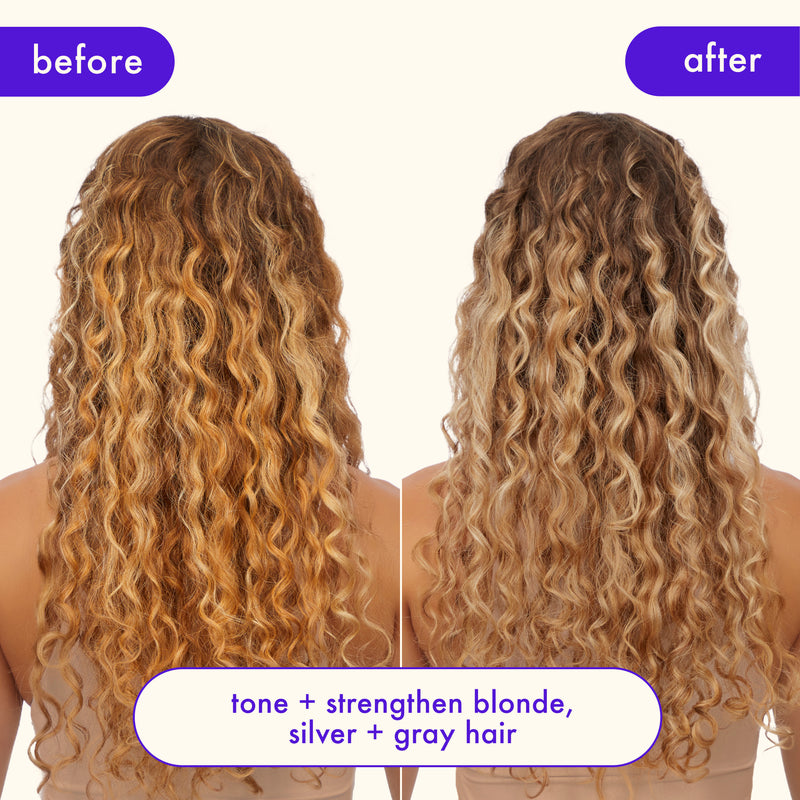 bust your brass | cool blonde strength repair shampoo