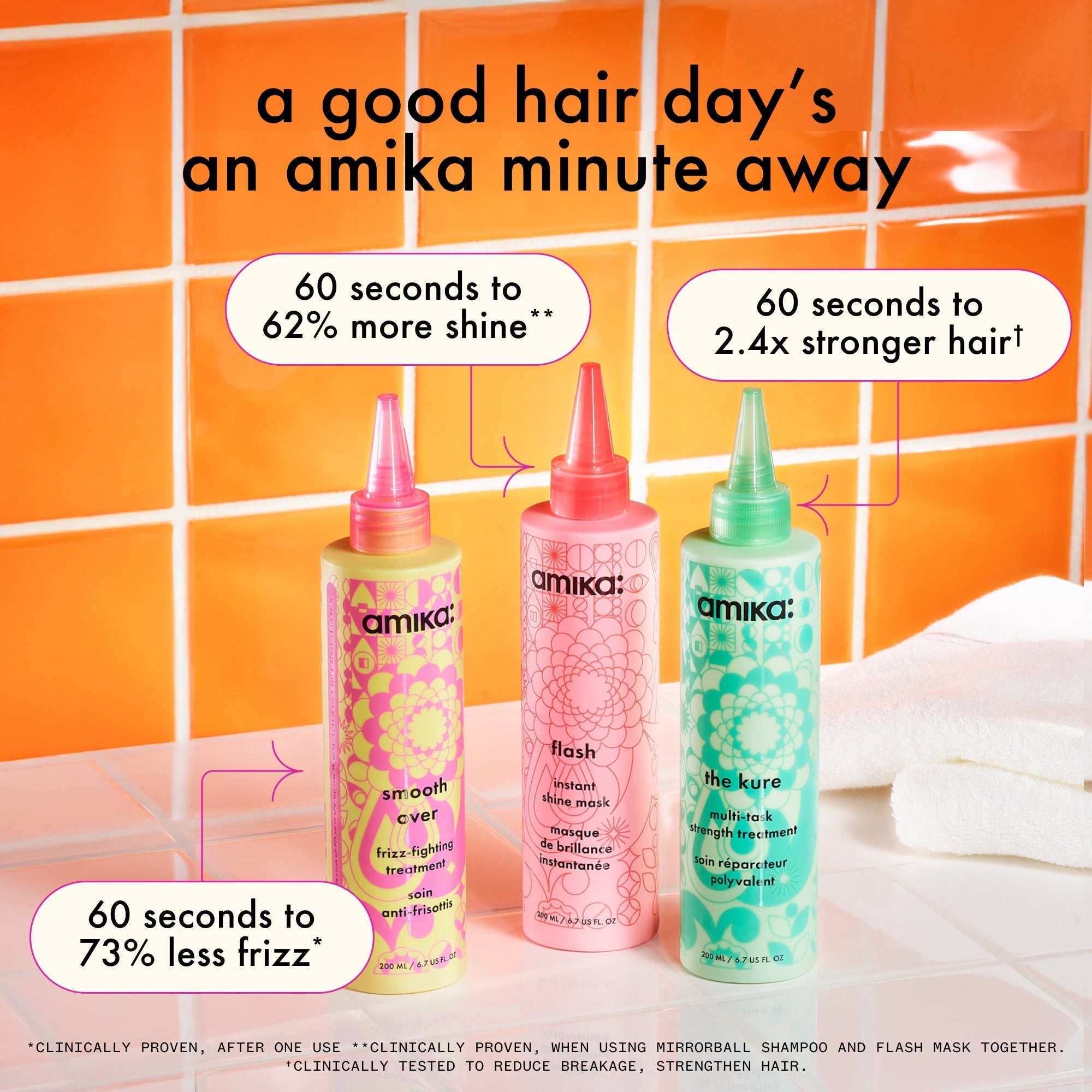 Task Shampoo smooth over frizz-fighting treatment | amika