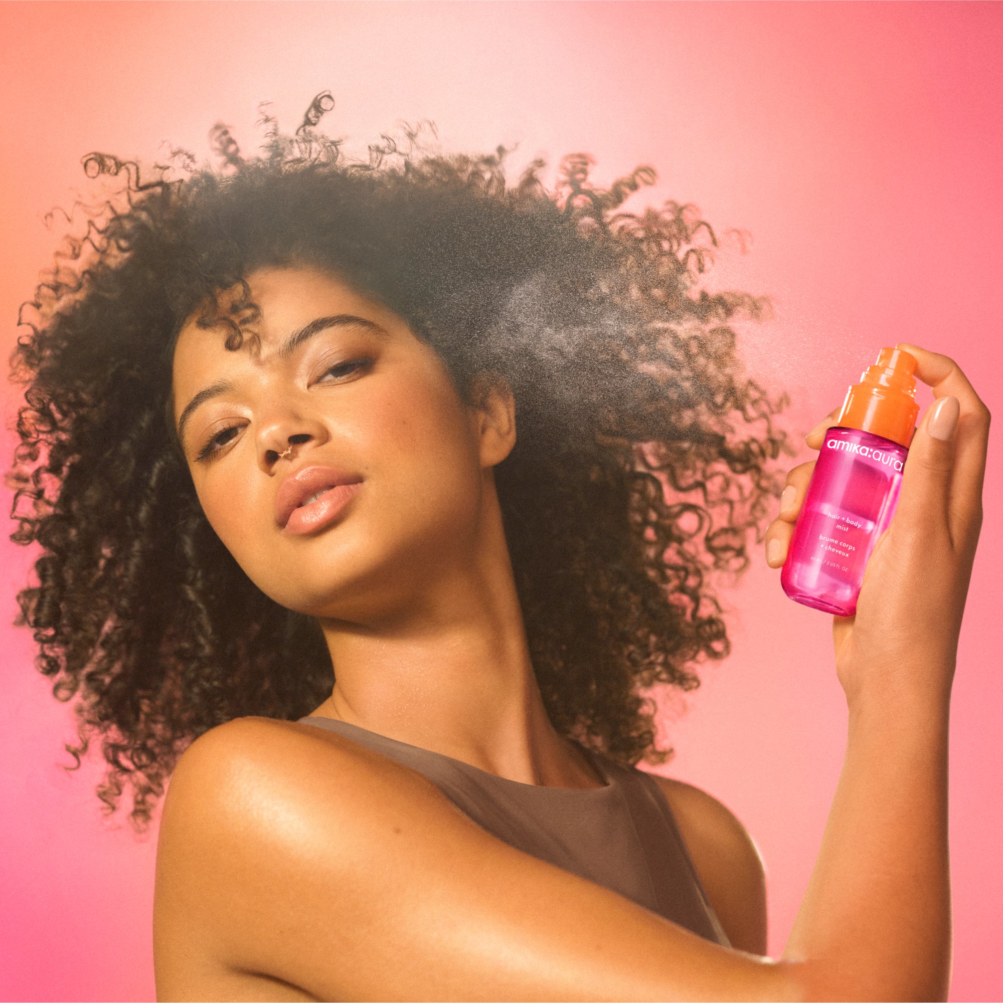 amika:aura hair + body mist - model 1