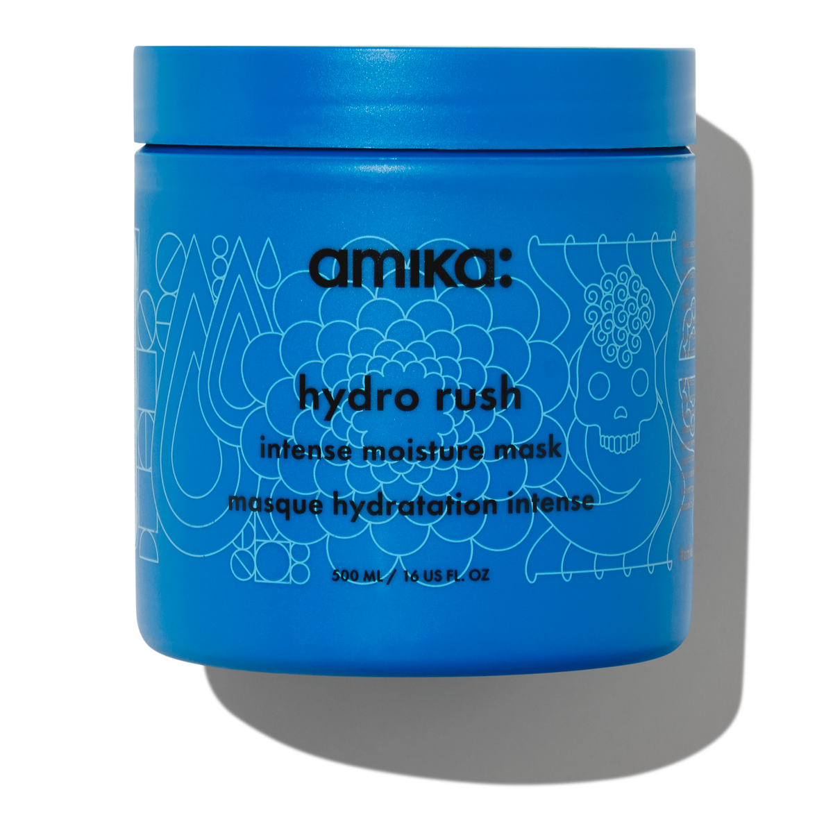 hydro rush: intense moisture hydrating hair mask | amika pro