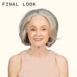 Amika Brooklyn Bombshell Blowout Spray Before and After