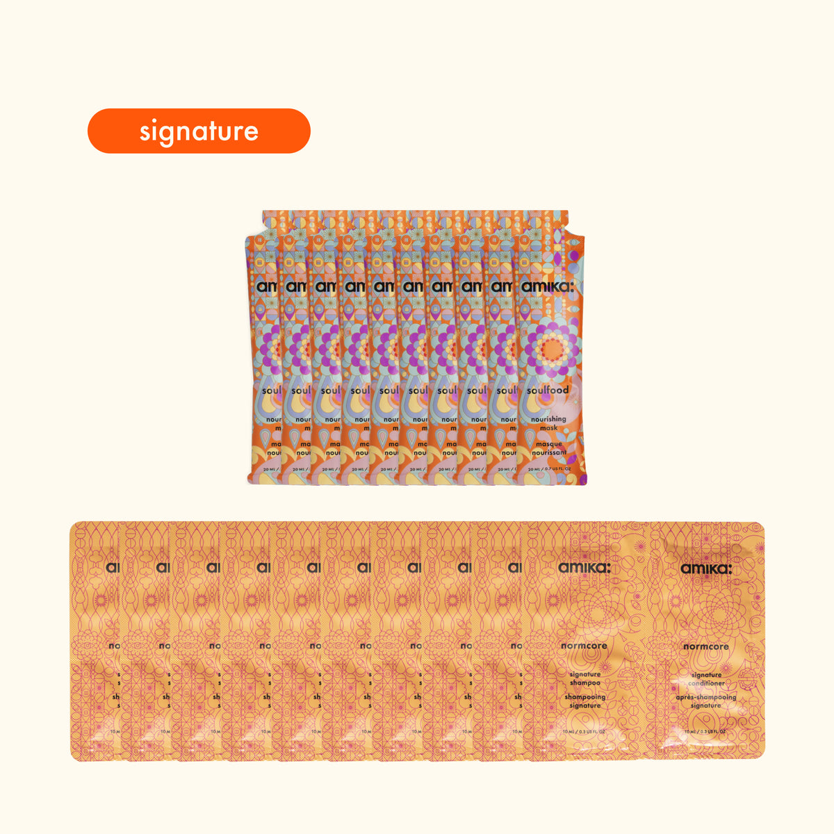 signature: sample set | amika pro