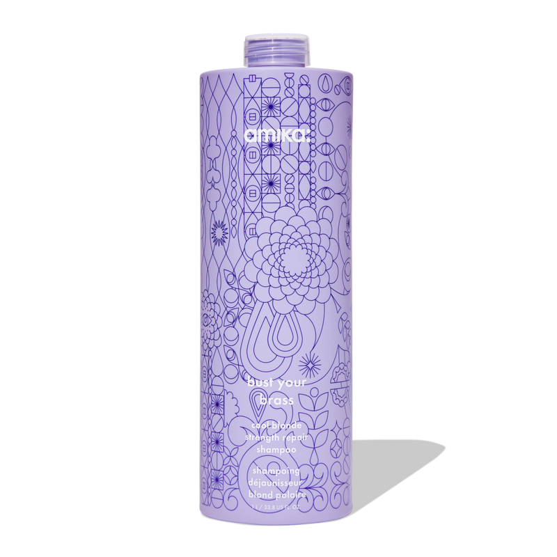 bust your brass | cool blonde strength repair shampoo
