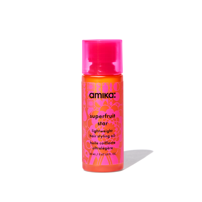superfruit star: lightweight hair styling oil | amika pro