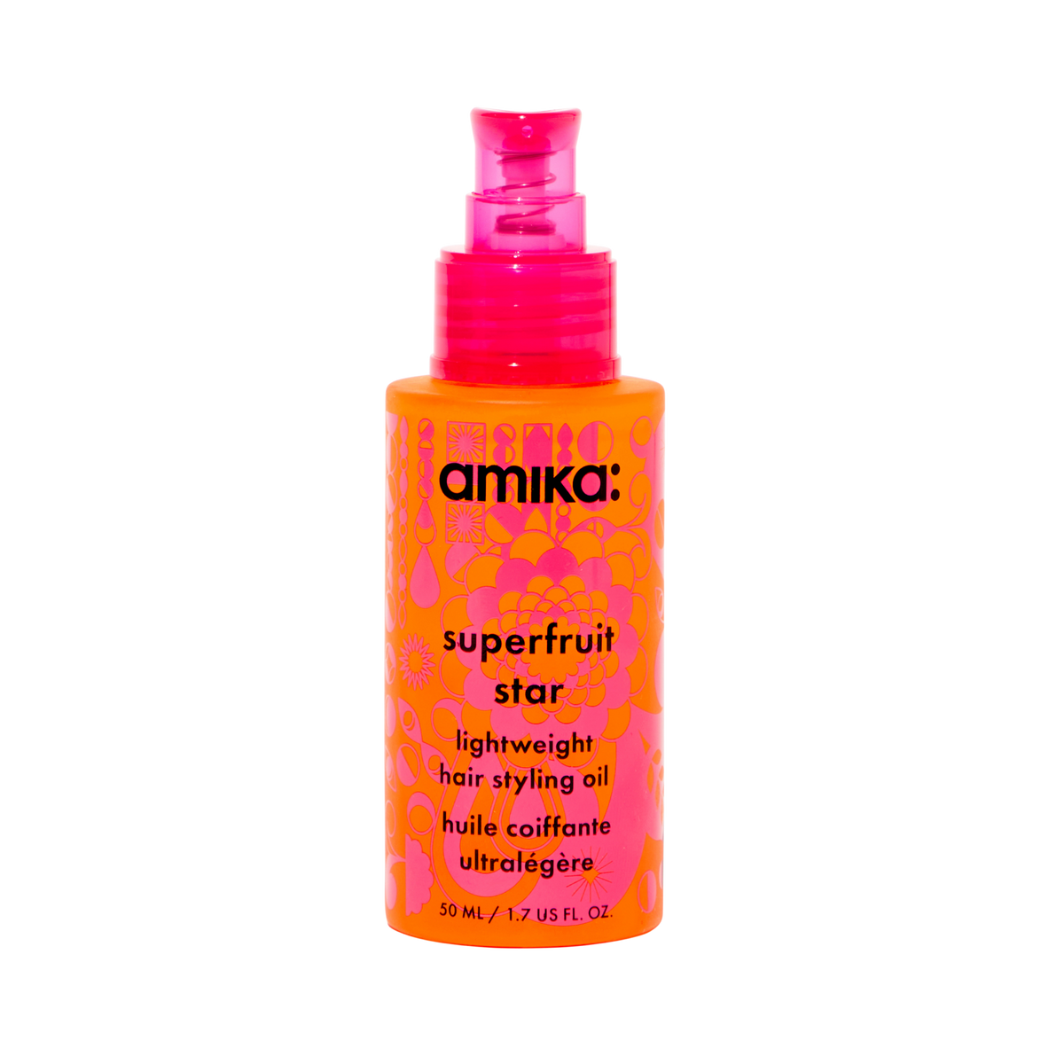 superfruit star: lightweight hair styling oil | amika pro