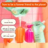 forever friend | refillable shampoo bottle