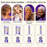 bust your brass cool blonde repair purple conditioner | amika