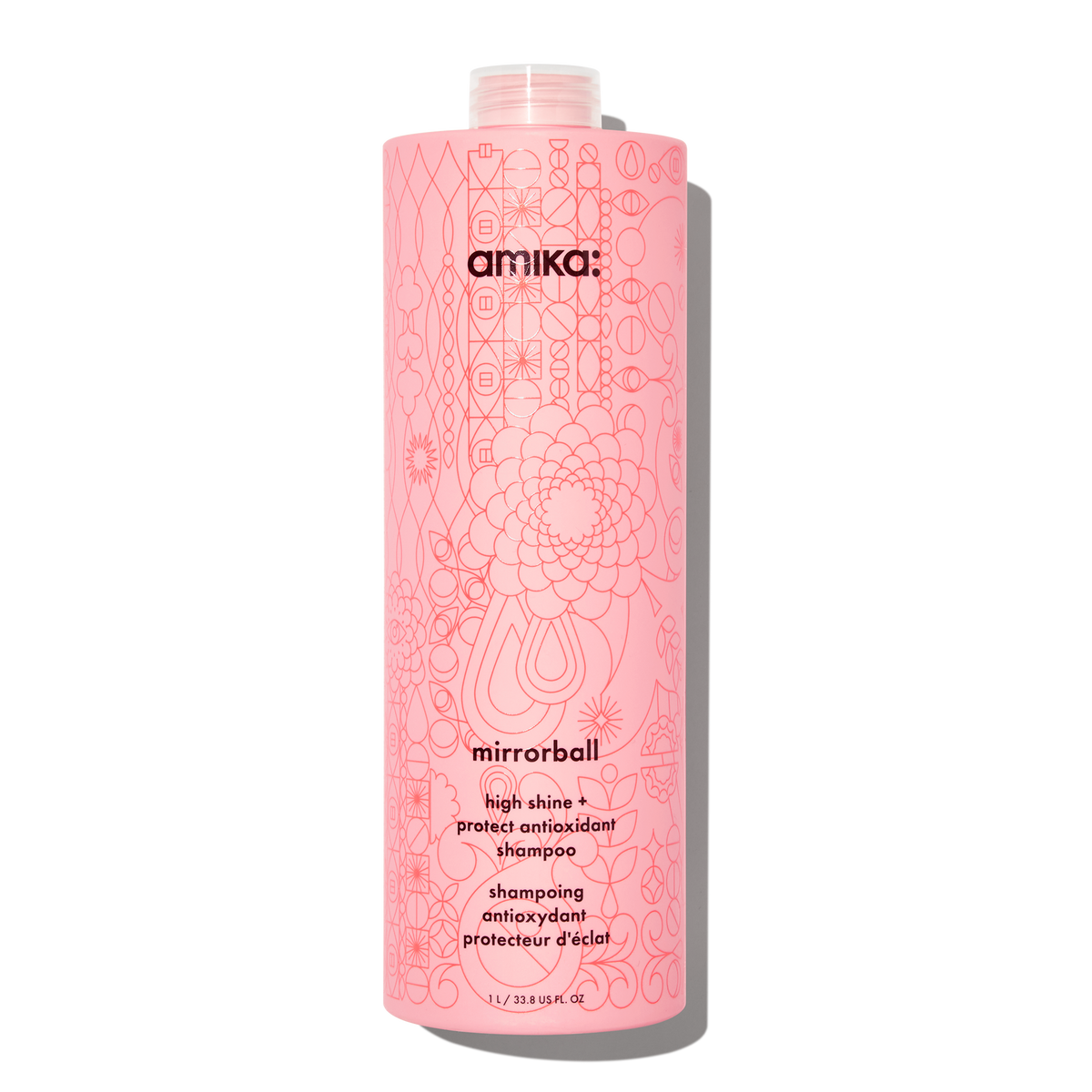 mirrorball: high shine + protect antioxidant shampoo | amika pro
