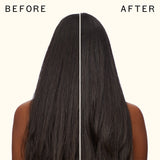 before and after using 3D volume and thickening shampoo  | amika