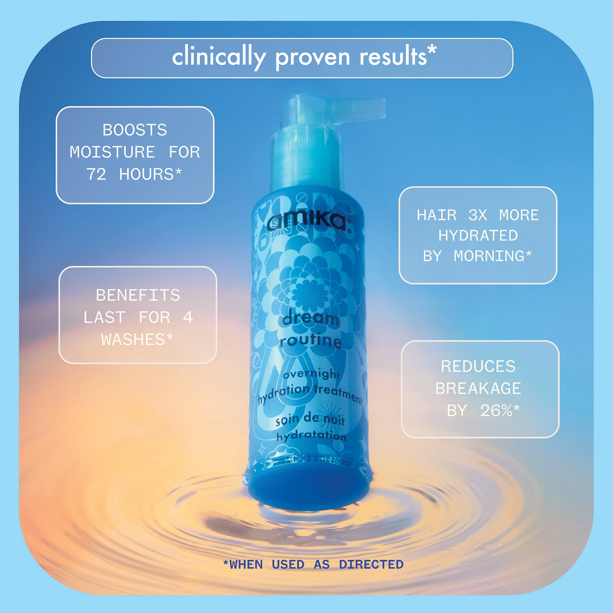 ☆MAHINA☆　ベアミネラル　PRIME TIME 30ml dream routine: overnight hydration treatment | amika pro